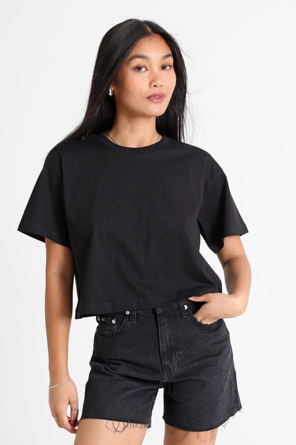 Basigal Crop T-Shirt | Schwarz | Damen  | L von Basigal