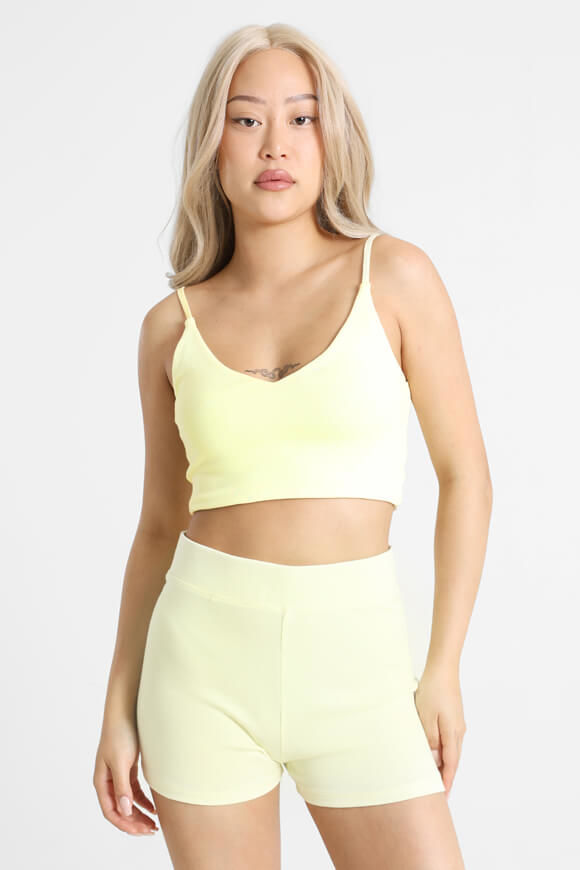 Basigal Crop Trägertop | Gelb | Damen  | L von Basigal