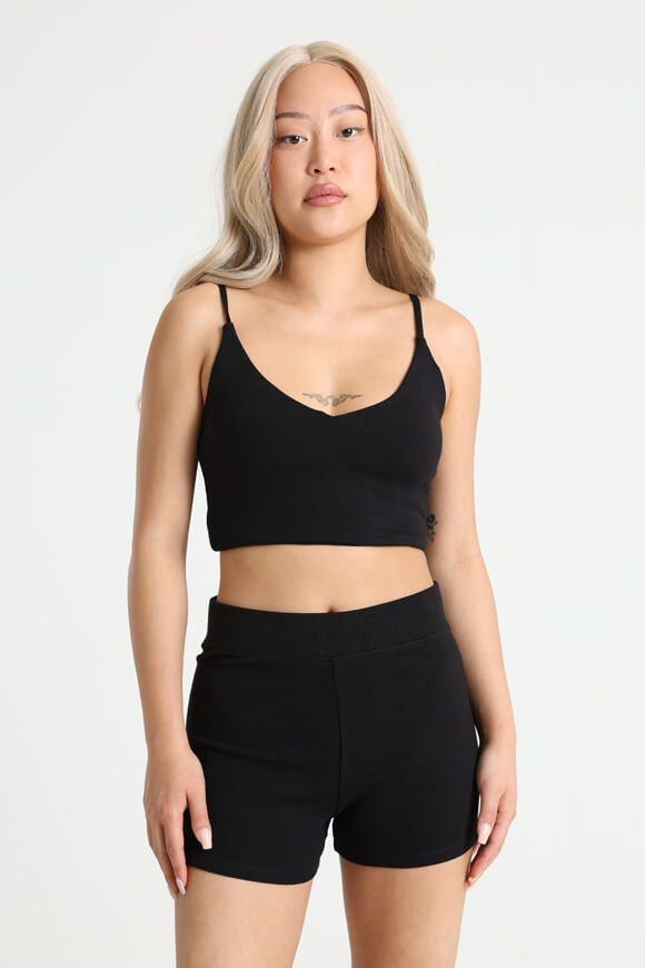 Basigal Crop Trägertop | Schwarz | Damen  | XS von Basigal