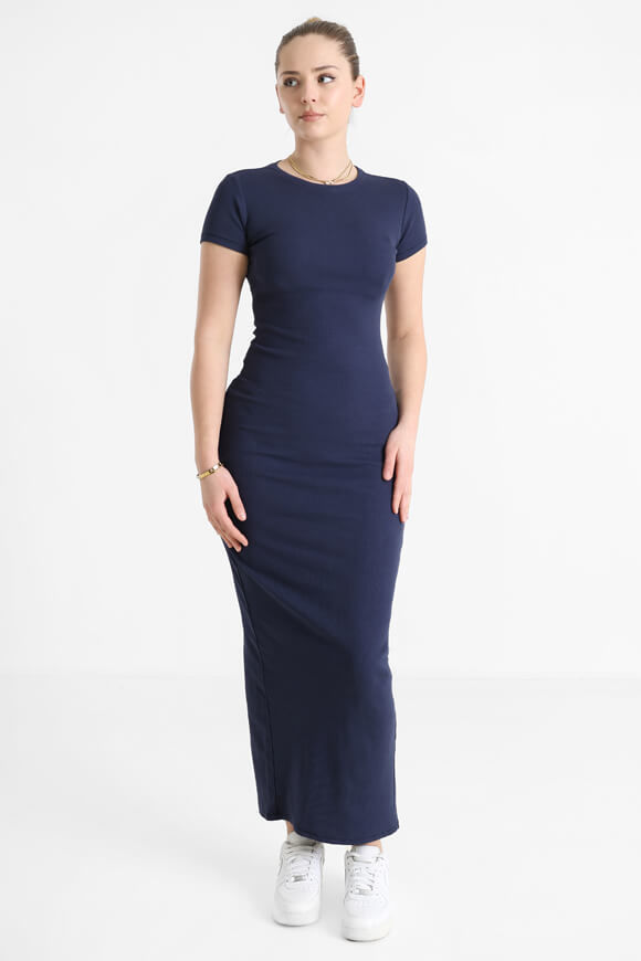 Basigal Geripptes Maxikleid | Marineblau | Damen  | L von Basigal