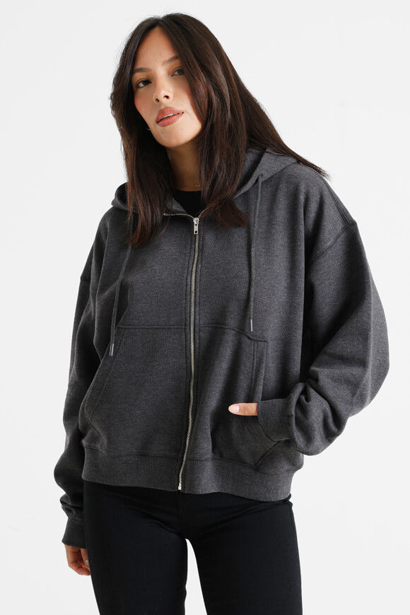 Basigal Kapuzensweatjacke | Anthrazit | Damen  | XS von Basigal