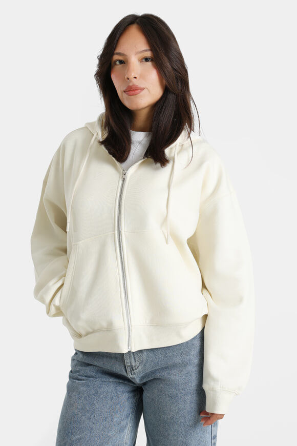 Basigal Kapuzensweatjacke | Creme | Damen  | L von Basigal