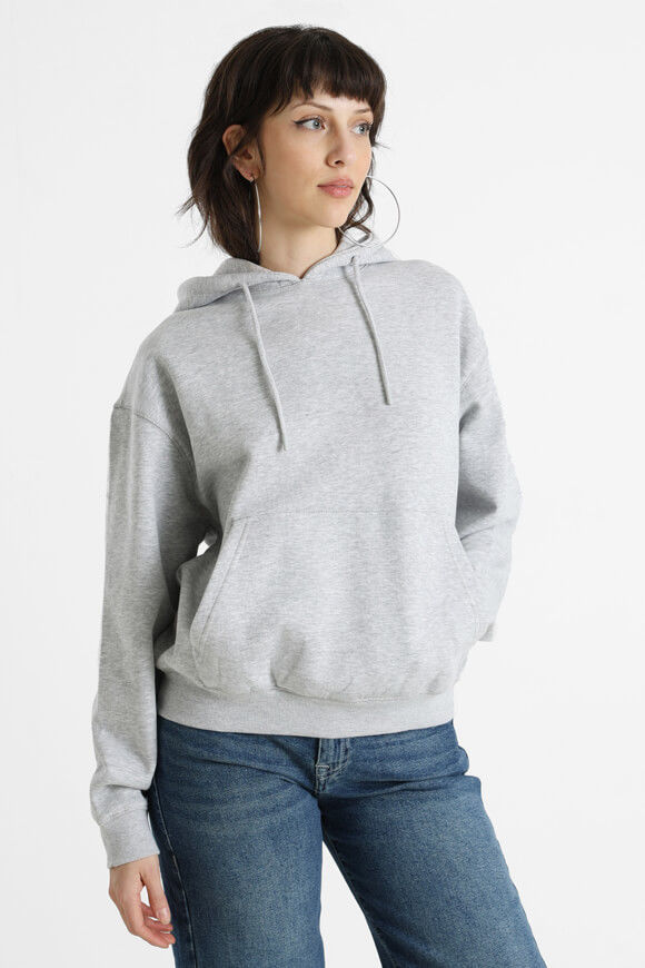 Basigal Kapuzensweatshirt | Grau meliert | Damen  | L von Basigal