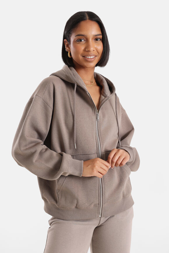 Basigal Kapuzensweatjacke | Taupe | Damen  | L von Basigal