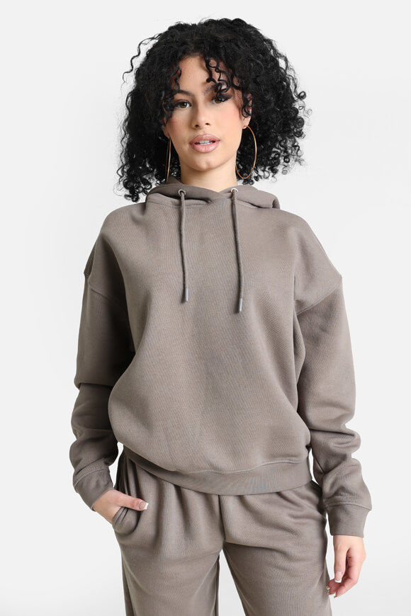 Basigal Oversize Kapuzensweatshirt | Taupe | Damen  | L von Basigal