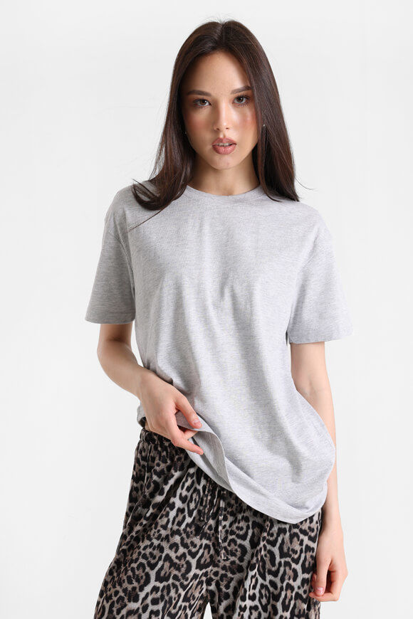 Basigal Oversize T-Shirt | Grau meliert | Damen  | XS von Basigal