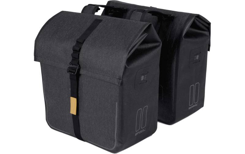 Basil Gepäckträgertasche »BASIL URBAN DRY DOUBLE BAG,grau« von Basil