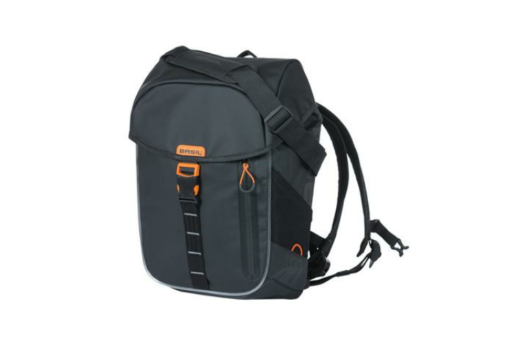 Basil Miles Tarpaulin Rucksack - Schwarz von Basil