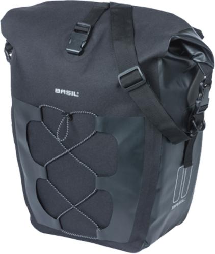 Basil Navigator Waterpr. L,MIK Studs,Einzeltasche, 22L, schwarz von Basil