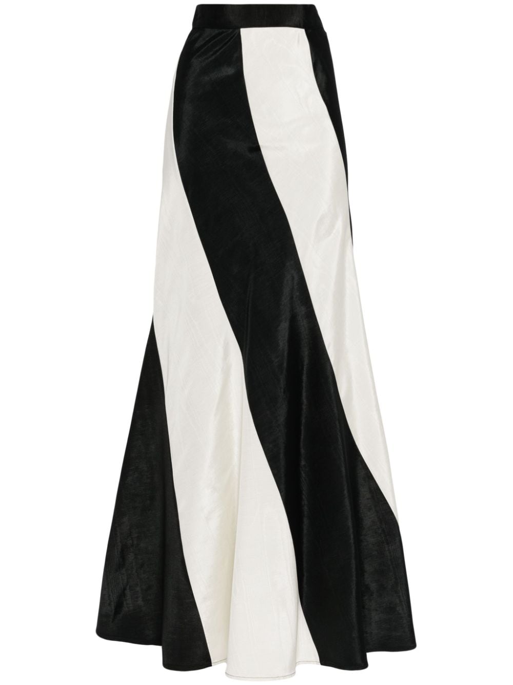 Batsheva Cera two-tone maxi skirt - White von Batsheva