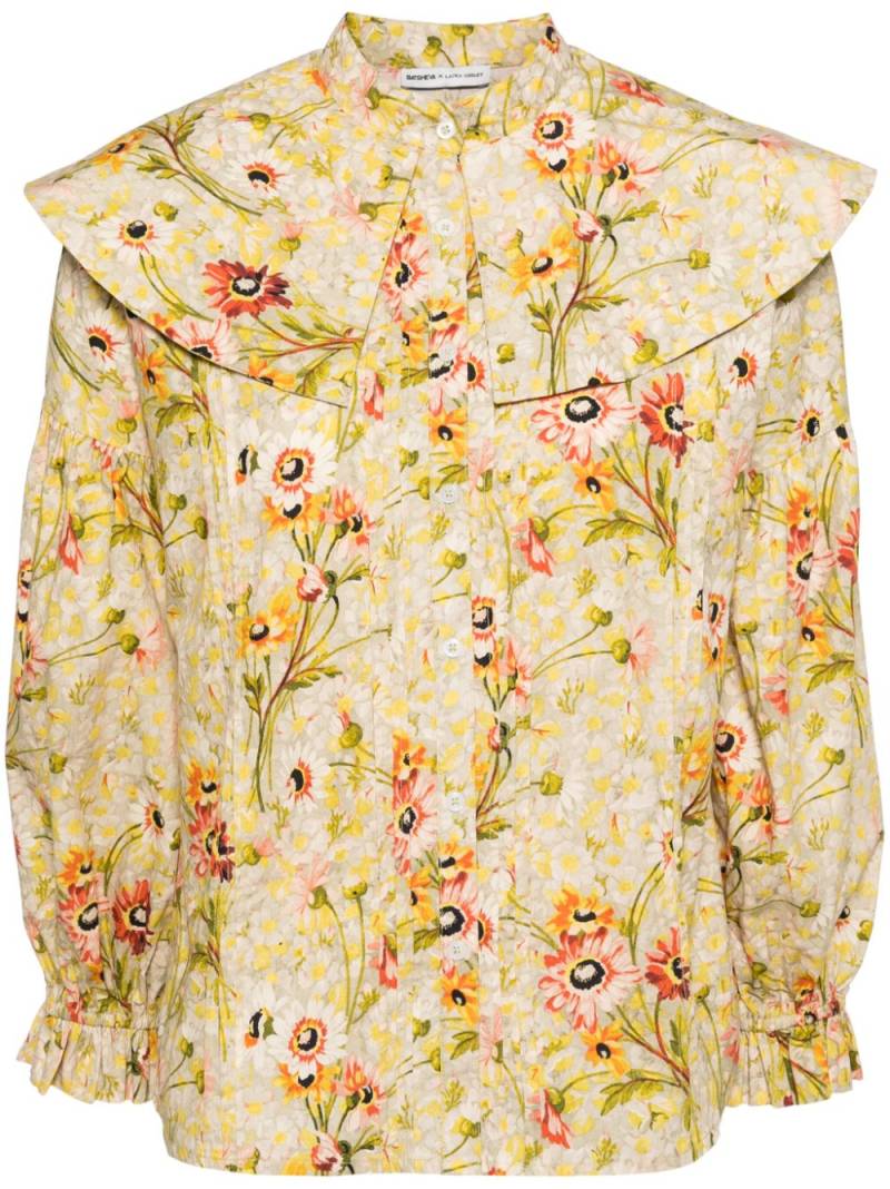 Batsheva x Laura Ashley Swansea cotton blouse - Multicolour von Batsheva