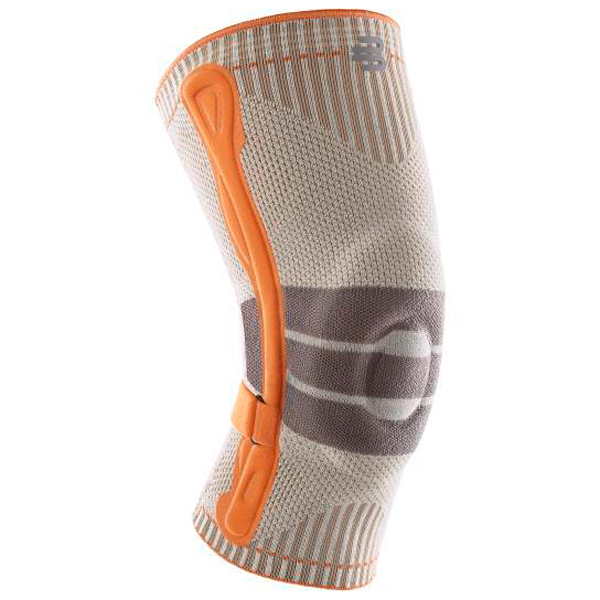 Bauerfeind Sports - Outdoor Knee Support - Sportbandage Gr L gelb/orange von Bauerfeind Sports