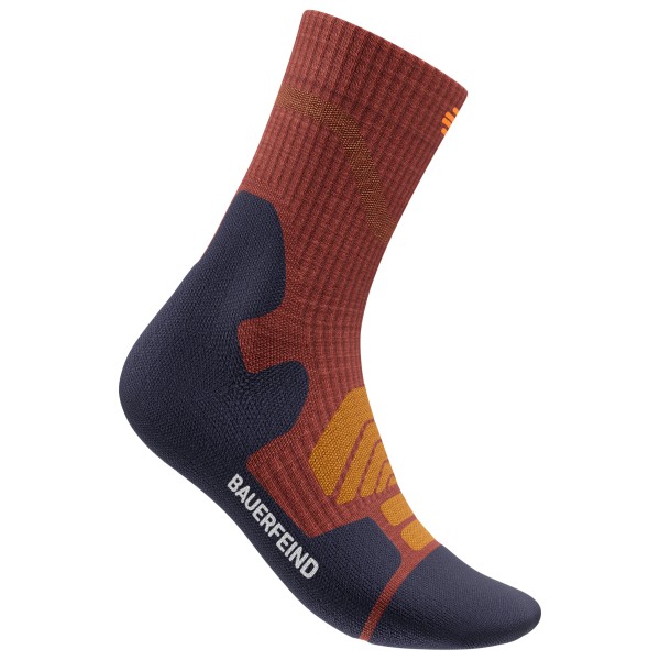 Bauerfeind Sports - Outdoor Merino Mid Cut Socks - Wandersocken Gr 38-41 bunt von Bauerfeind Sports