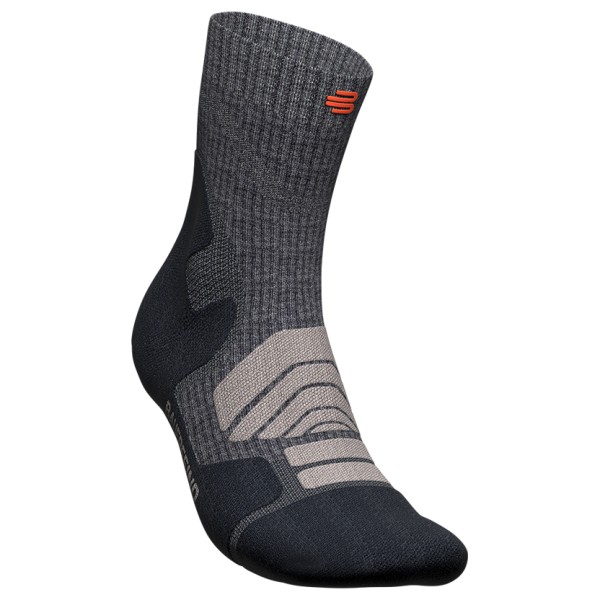 Bauerfeind Sports - Outdoor Merino Mid Cut Socks - Wandersocken Gr 38-41 grau von Bauerfeind Sports