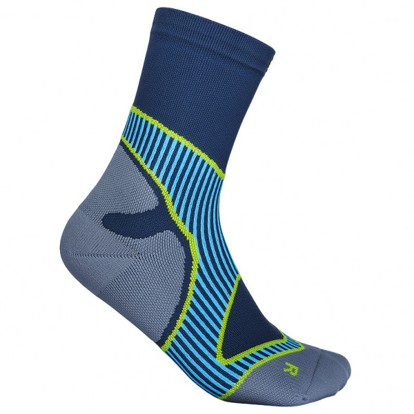 Bauerfeind Sports - Run Performance Mid Cut Socks - Laufsocken Gr 38-40 blau von Bauerfeind Sports