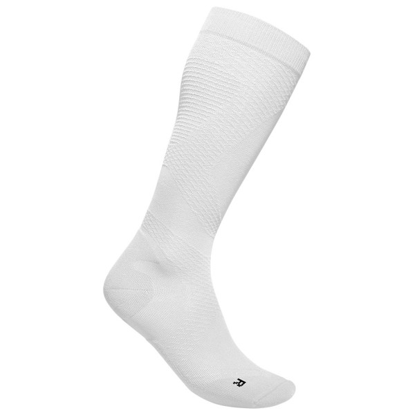 Bauerfeind Sports - Run Ultralight Compression Socks - Kompressionssocken Gr 38-40 - M: 36-41 cm weiß/grau von Bauerfeind Sports