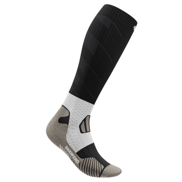 Bauerfeind Sports - Trail Run Compression Socks - Laufsocken Gr 38-41 - L: 41-46 cm schwarz/grau von Bauerfeind Sports