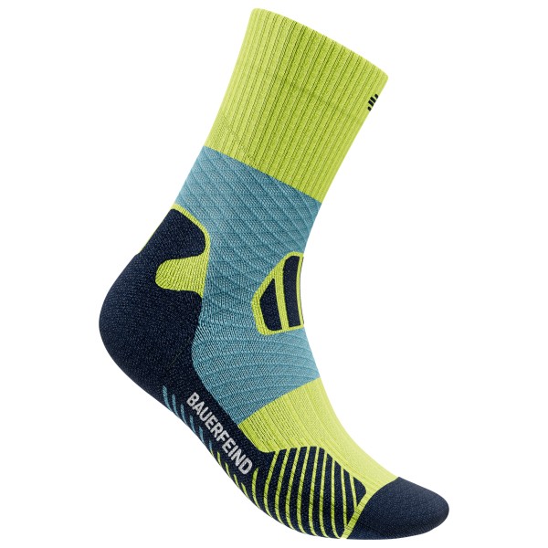 Bauerfeind Sports - Trail Run Mid Cut Socks - Laufsocken Gr 38-41 bunt von Bauerfeind Sports