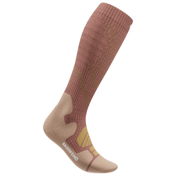 Bauerfeind Sports - Women's Outdoor Merino Compression Socks - Kompressionssocken Gr 39-42 - S: 32-36 cm braun von Bauerfeind Sports