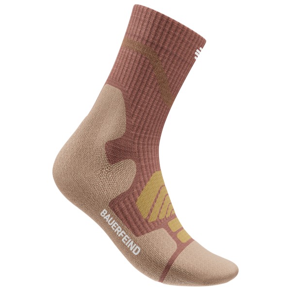 Bauerfeind Sports - Women's Outdoor Merino Mid Cut Socks - Wandersocken Gr 35-38 braun von Bauerfeind Sports