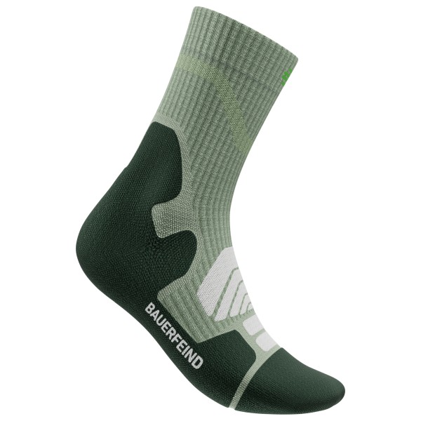 Bauerfeind Sports - Women's Outdoor Merino Mid Cut Socks - Wandersocken Gr 35-38 grün von Bauerfeind Sports