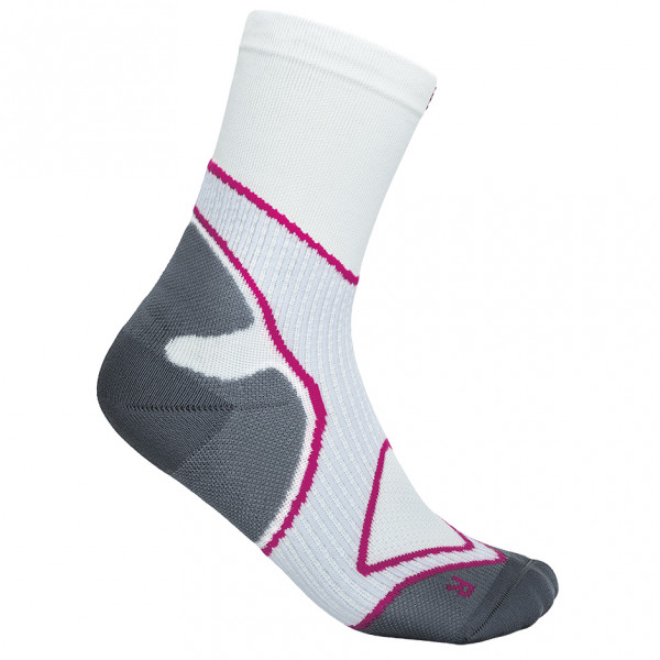 Bauerfeind Sports - Women's Run Performance Mid Cut Socks - Laufsocken Gr 35-37 grau;lila von Bauerfeind Sports