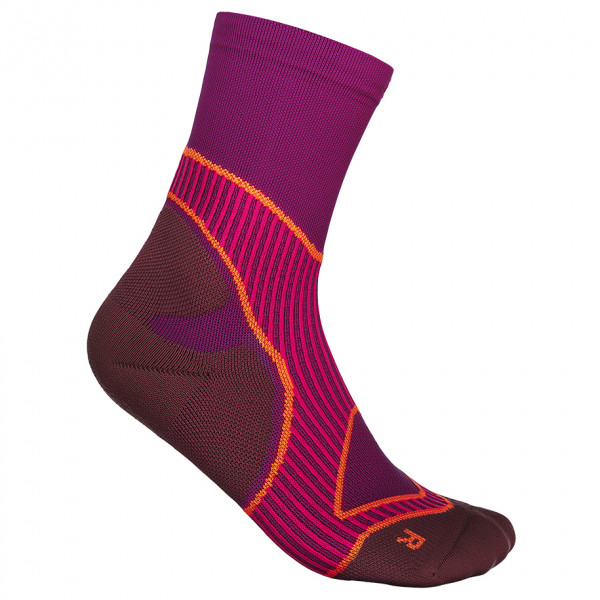 Bauerfeind Sports - Women's Run Performance Mid Cut Socks - Laufsocken Gr 35-37 lila von Bauerfeind Sports