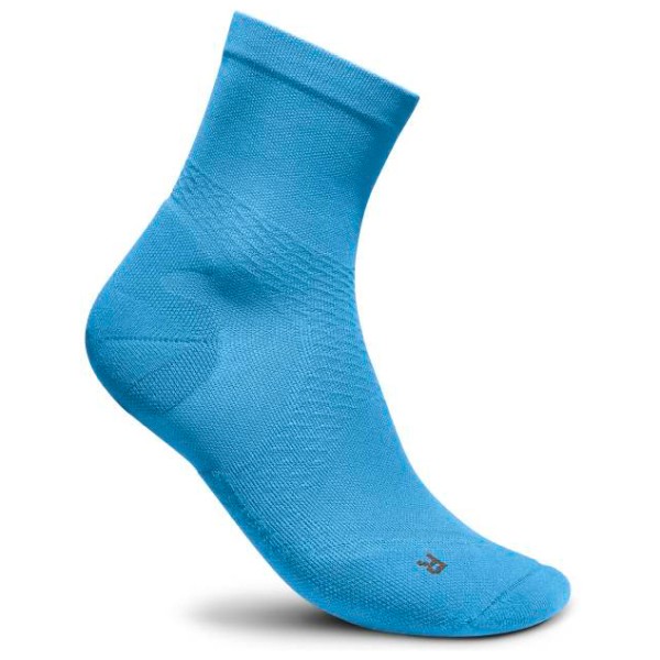 Bauerfeind Sports - Women's Run Ultralight Mid Cut Socks - Laufsocken Gr 35-37;38-40 blau;gelb von Bauerfeind Sports