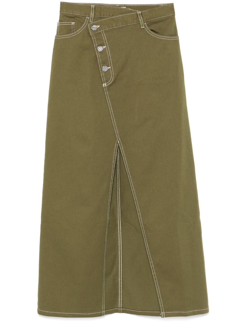 Baum Und Pferdgarten Sigge maxi denim skirt - Green von Baum Und Pferdgarten