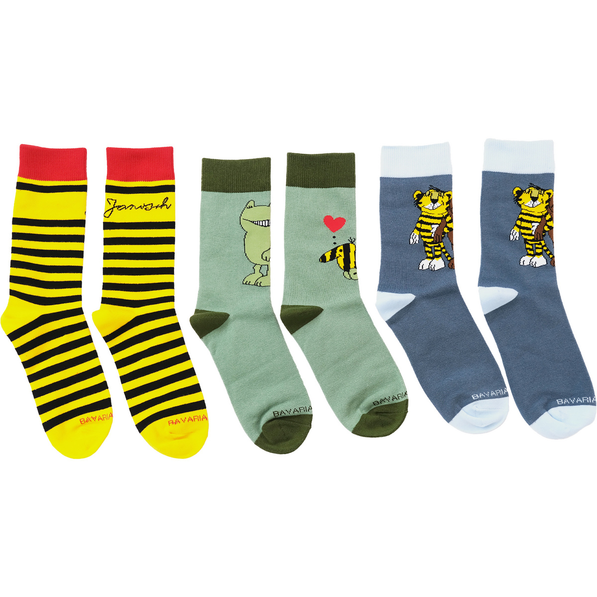 Bavarian Caps Kinder Janosch 3er Pack Socken