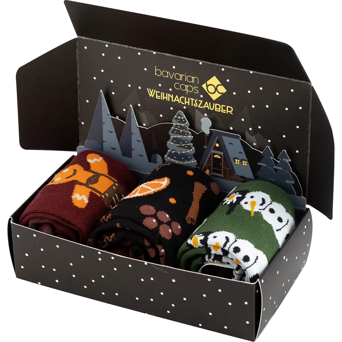 Bavarian Caps Weihnachtszauber 3er Pack Socken Bavarian Caps Weihnachtszauber 3er Pack Socken von Bavarian Caps