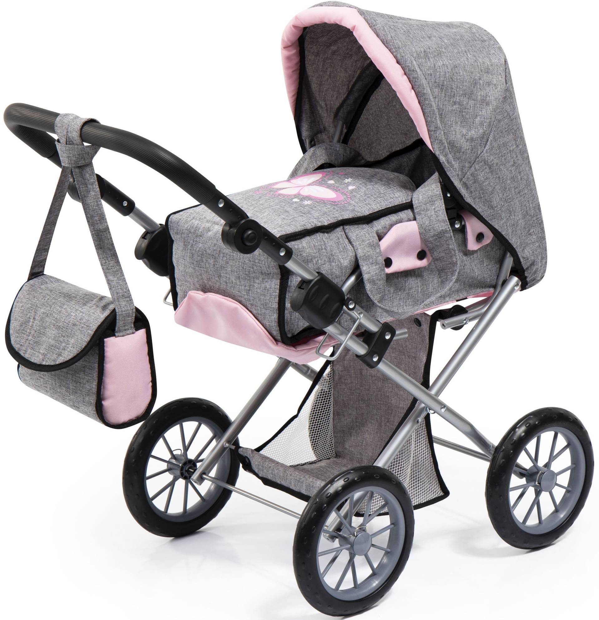 Bayer Kombi-Puppenwagen »City Star, grau/rosa« Bayer Kombi-Puppenwagen »City Star, grau/rosa« von Bayer