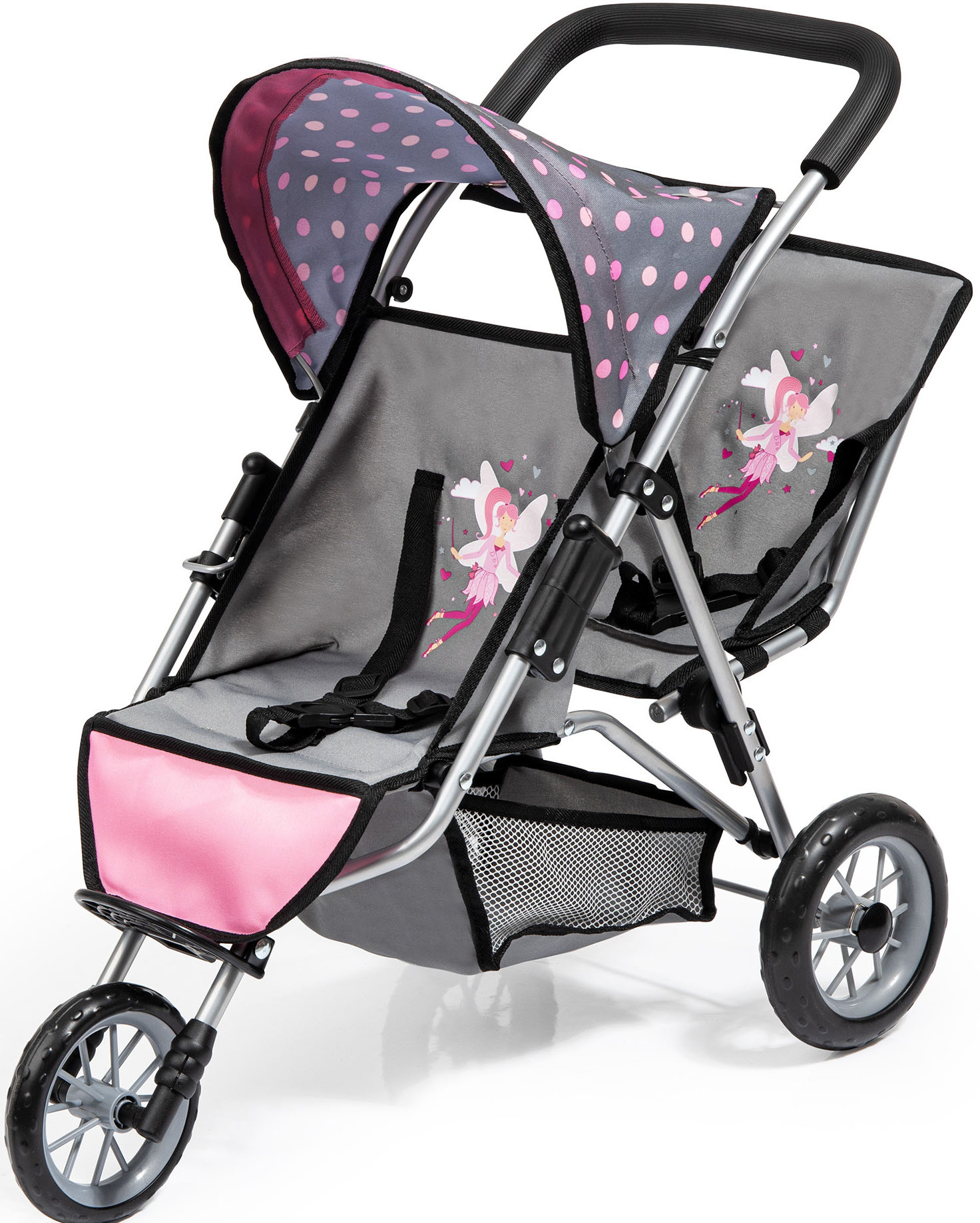 Bayer Puppen-Zwillingsbuggy »Jogger, grau« von Bayer