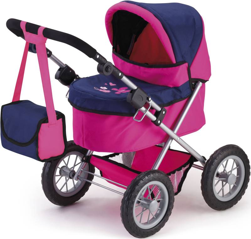 Bayer Puppenwagen »Trendy, pink/blau«, inkl. Wickeltasche von Bayer