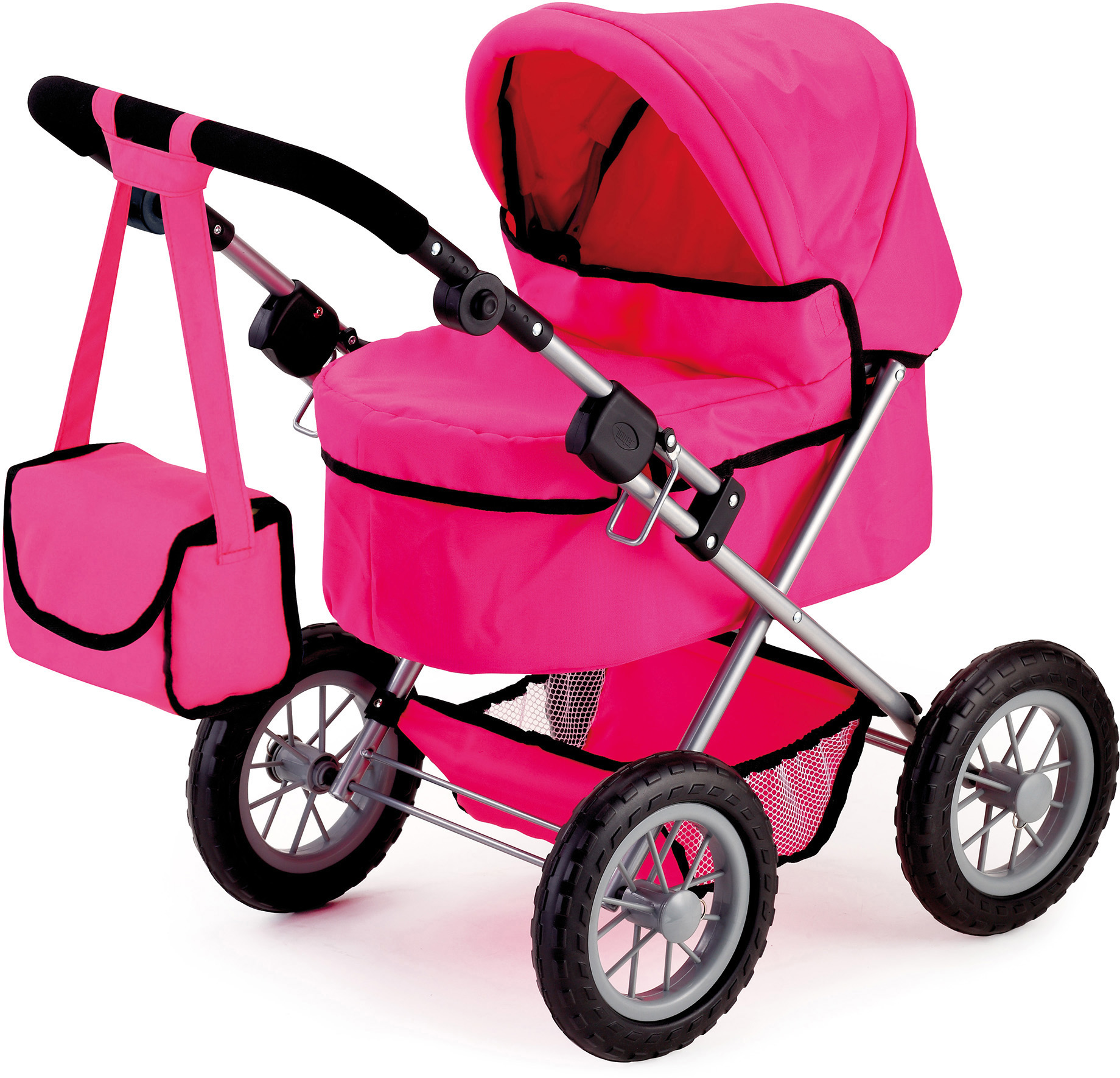 Bayer Puppenwagen »Trendy, pink«, mit Wickeltasche von Bayer