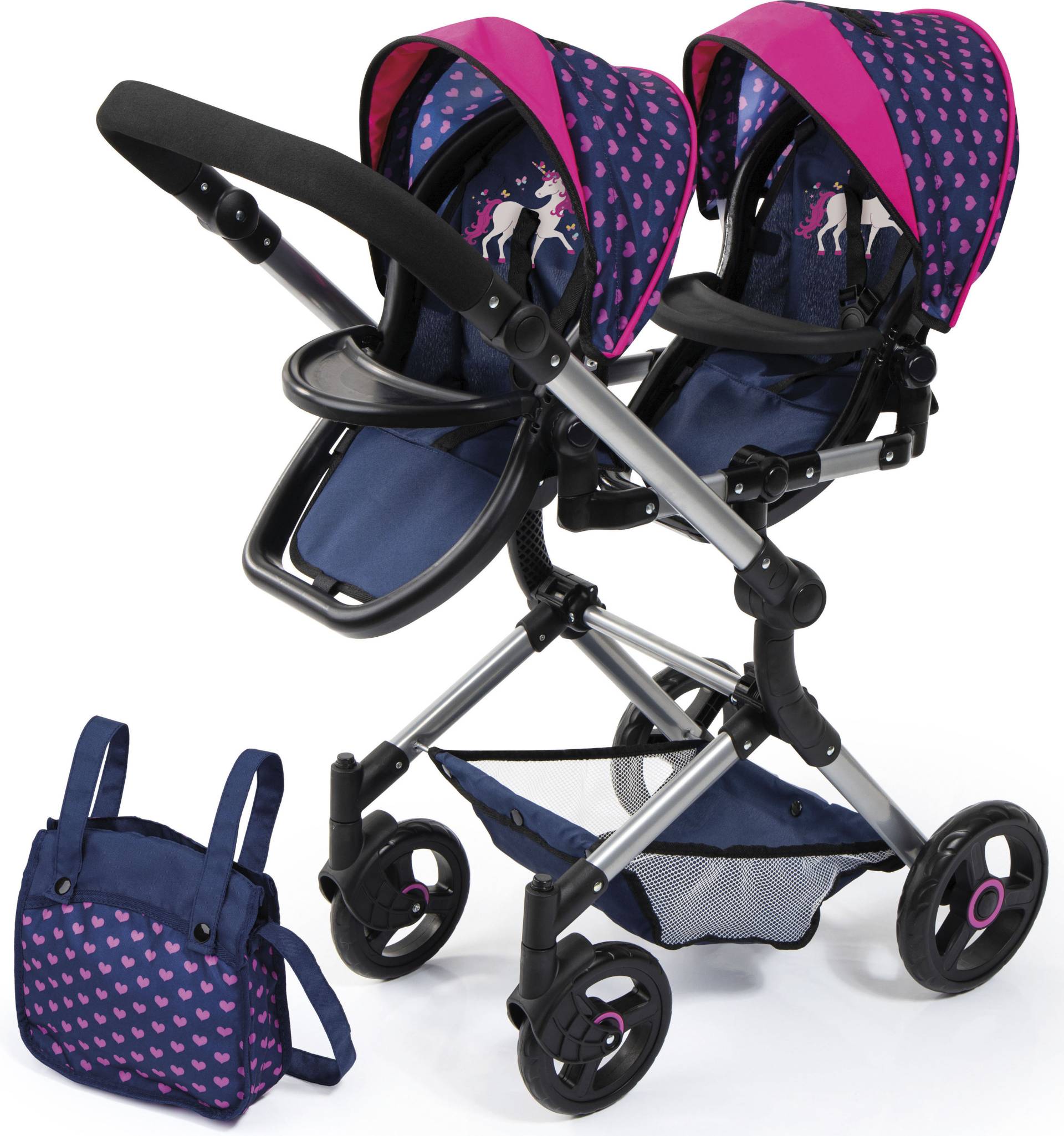 Bayer Zwillingspuppenwagen »Twin Neo, blau/pink« Bayer Zwillingspuppenwagen »Twin Neo, blau/pink« von Bayer