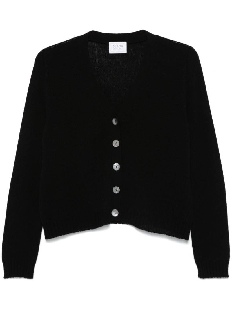 BeYou cashmere cardigan - Black von BeYou