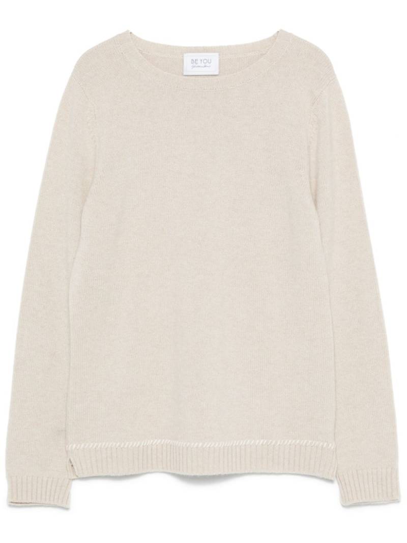 BeYou cashmere sweater - Neutrals von BeYou