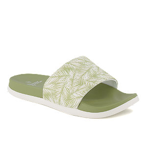 Beach Mountain Soft Leaves Damen Pantolette Grün von Beach Mountain