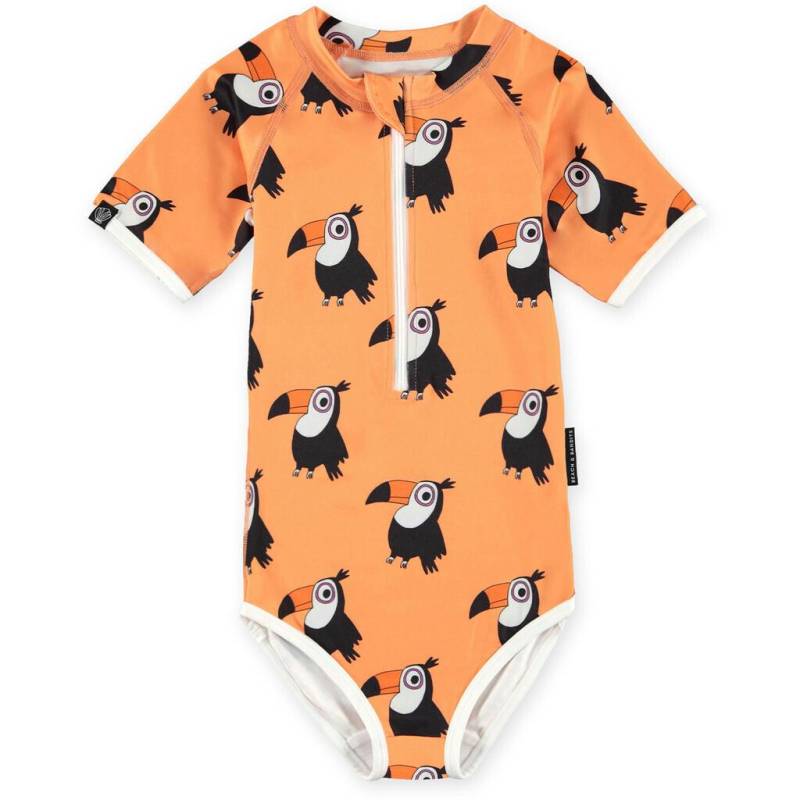 Beach & Bandits - Badeanzug Toucan, 0-3M, Orange von Beach & Bandits