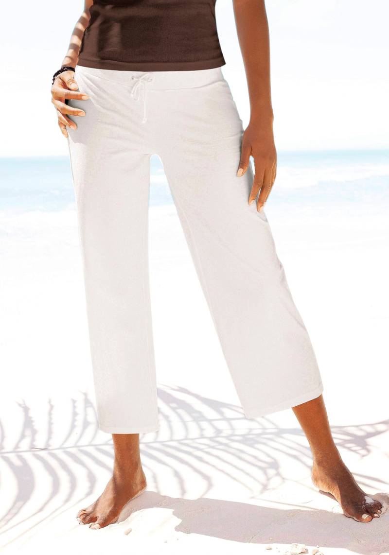 Beachtime 7/8-Strandhose, aus weichem Jersey, Wide-Leg, Jogginghose, Relaxhose von Beachtime