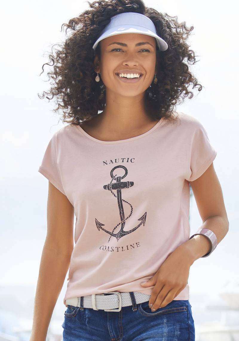 Beachtime T-Shirt, mit maritimen Druck vorn von Beachtime