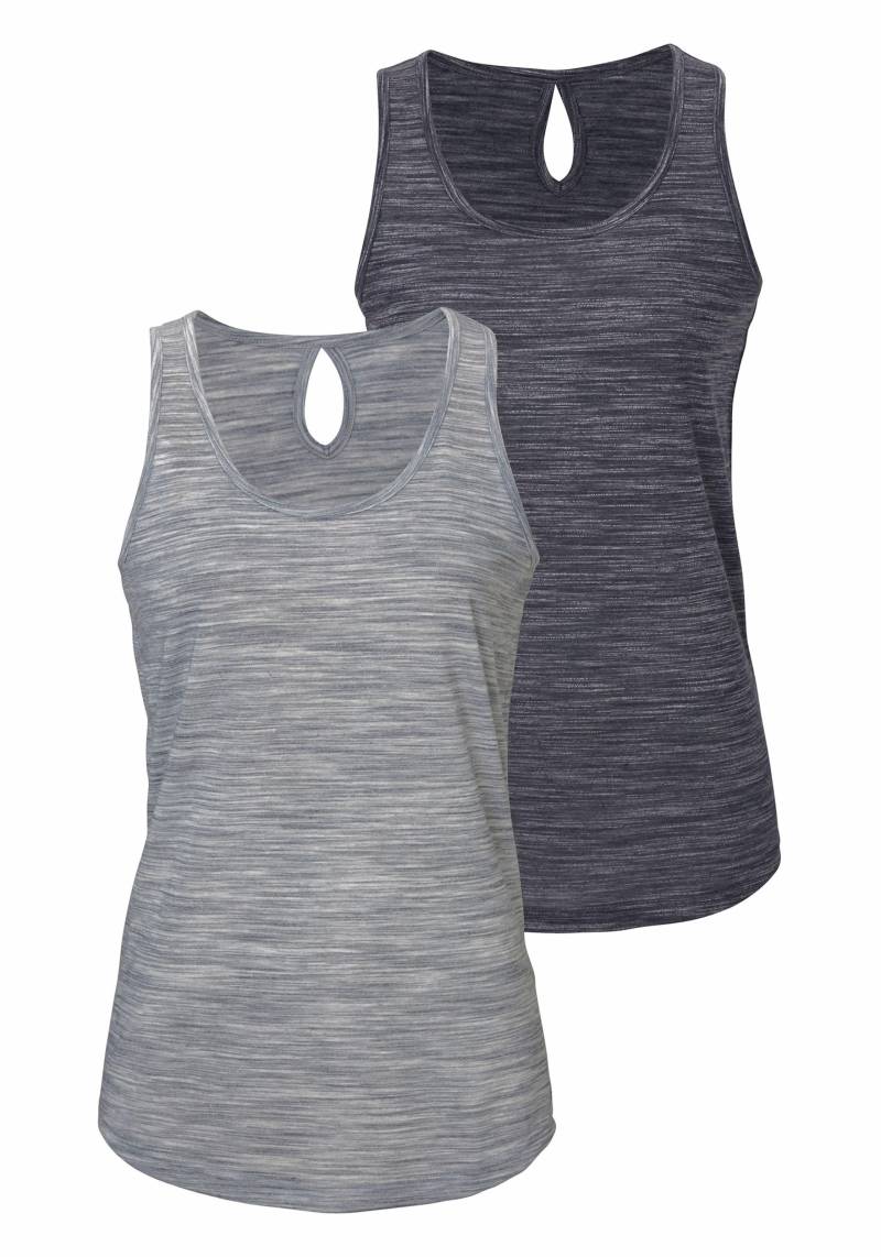 Beachtime Tanktop »mit Struktureffekt«, (2er-Pack), aus pflegeleichter Qualität von Beachtime