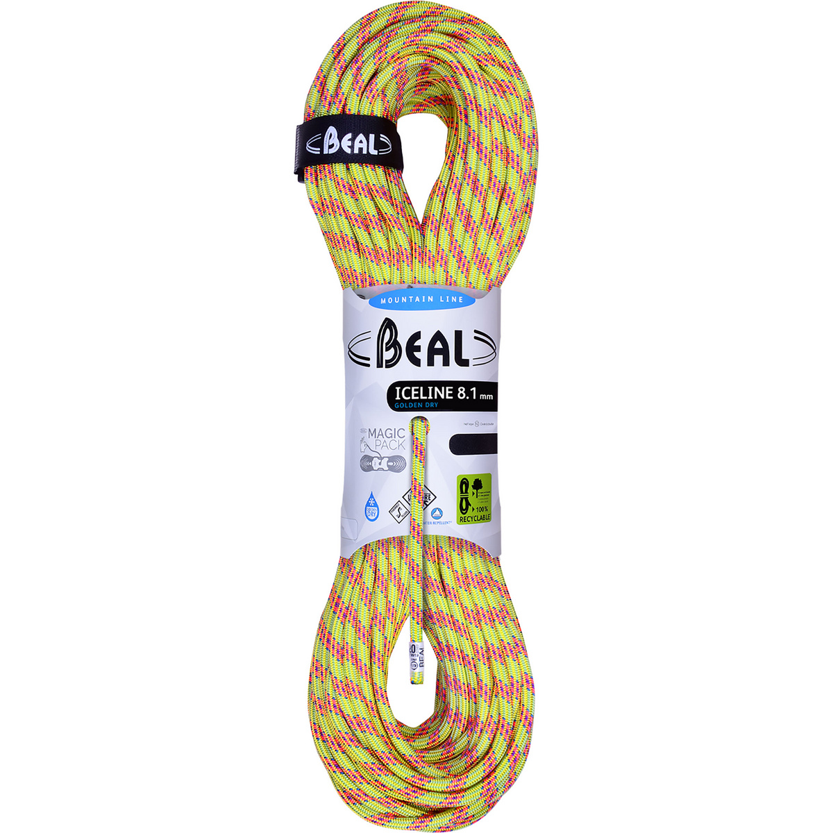 Beal Ice Line 8.1 mm Golden Dry Halbseil von Beal