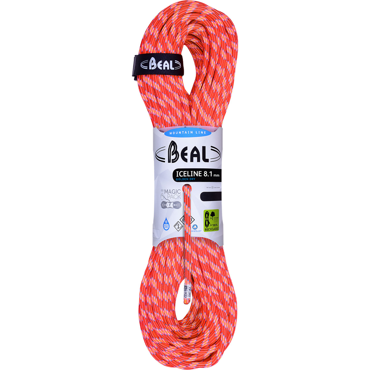 Beal Ice Line 8.1 mm Golden Dry Halbseil von Beal