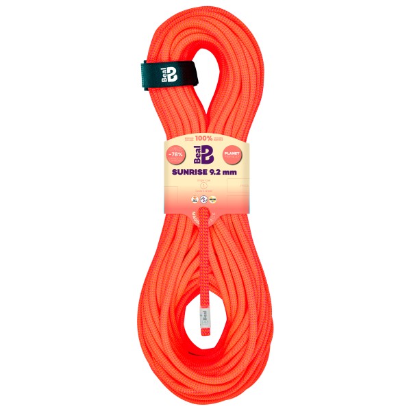 Beal - Sunrise 9.2mm - Einfachseil Gr 200 m;50 m;60 m;70 m;80 m rot von Beal