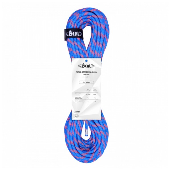 Beal - Wall Cruiser 9,6 mm - Einfachseil Gr 30 m;40 m grün/weiß;weiß/blau von Beal