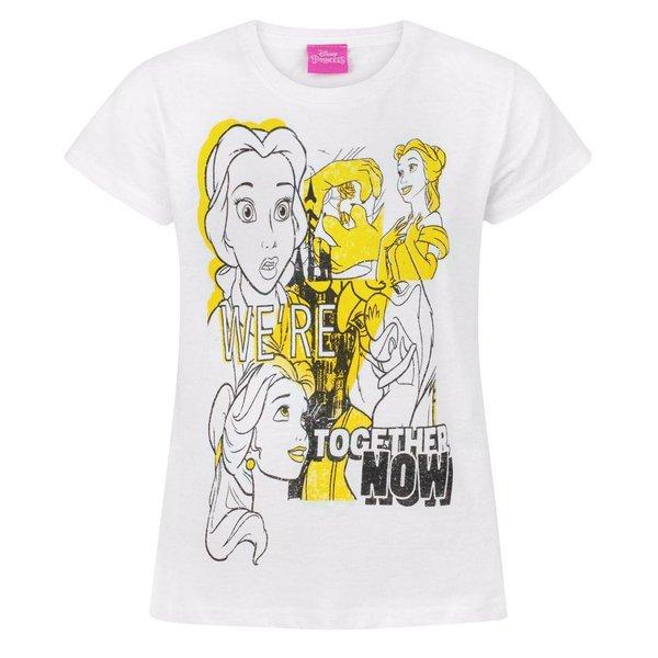 We Are Together Now Tshirt Mädchen Weiss 152-158 von Beauty And The Beast