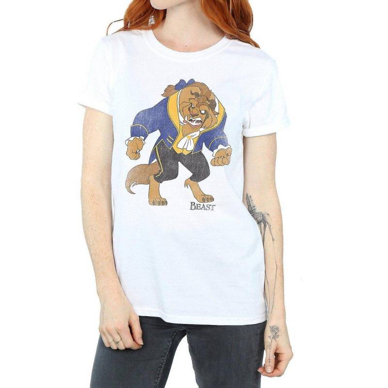 Classic Tshirt Damen Weiss M von Beauty And The Beast