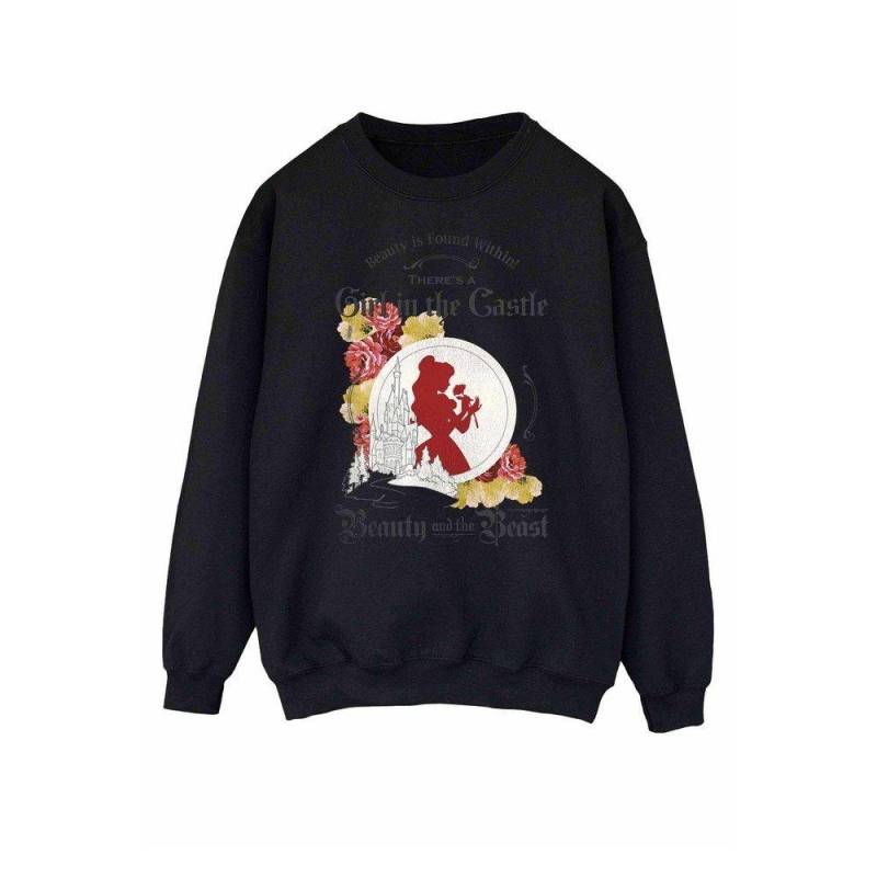 Girl In The Castle Sweatshirt Damen Schwarz S von Beauty And The Beast